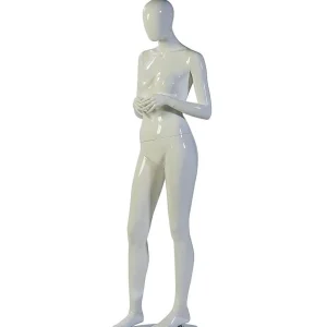 Schaufensterpuppen^DecoWoerner Schaufensterpuppe Weiblich "Apart" Dame , Arme Vorne B-Ware weiß