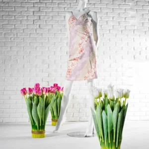 Schaufensterpuppen^DecoWoerner Schaufensterpuppe Weiblich APART Glossy, Arme Hinten weiß