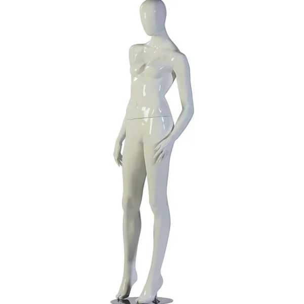Schaufensterpuppen^DecoWoerner Schaufensterpuppe Weiblich APART Glossy weiß