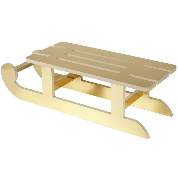 Winterdeko | Weihnachtsfiguren^DecoWoerner Schlitten gold