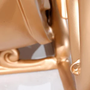 Xxl Weihnachtsdeko^DecoWoerner Schlitten “Phantasia“ 180 Cm Lang, gold