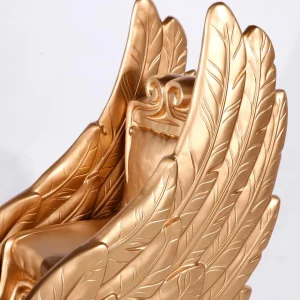 Xxl Weihnachtsdeko^DecoWoerner Schlitten “Phantasia“ 180 Cm Lang, gold