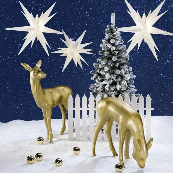 Künstliche Weihnachtsbäume^DecoWoerner Schmale Beschneite Kunst-Tanne 180 Cm grün