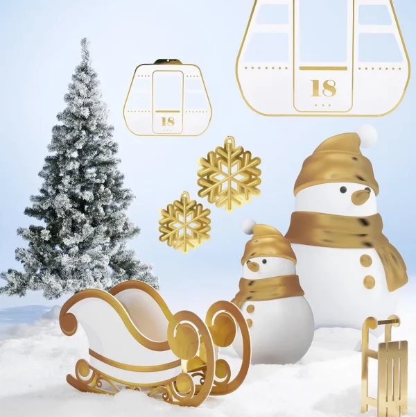 Künstliche Weihnachtsbäume^DecoWoerner Schmale Beschneite Kunst-Tanne 180 Cm grün