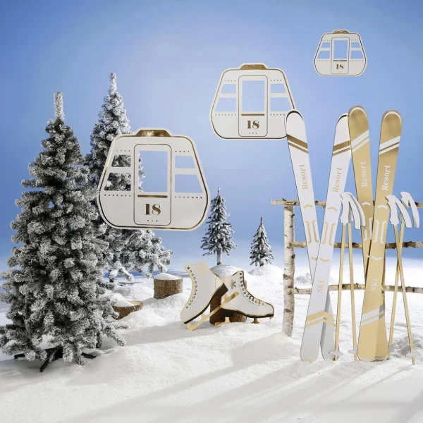 Künstliche Weihnachtsbäume^DecoWoerner Schmale Beschneite Kunst-Tanne 180 Cm grün