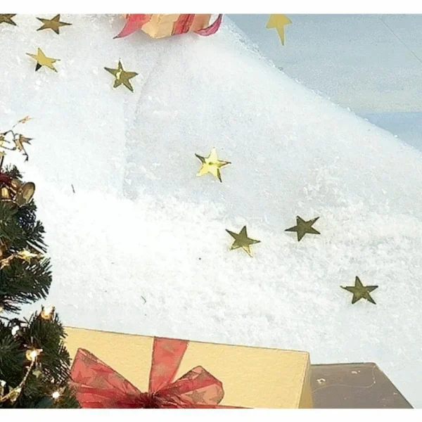 Winterdeko^DecoWoerner Schneematte, 200 Cm weiß