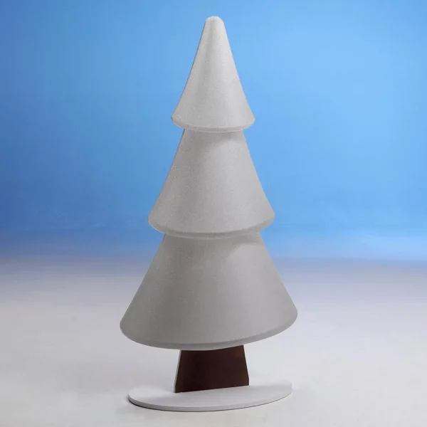 Winterdeko | Weihnachtsfiguren^DecoWoerner Schneetanne-Aufsteller Mit Glitzer 49 X 99 Cm Silber weiß