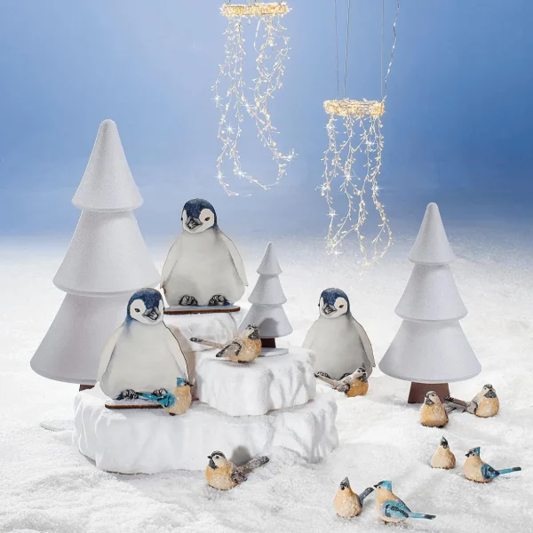 Winterdeko | Weihnachtsfiguren^DecoWoerner Schneetanne-Aufsteller Mit Glitzer 49 X 99 Cm Silber weiß