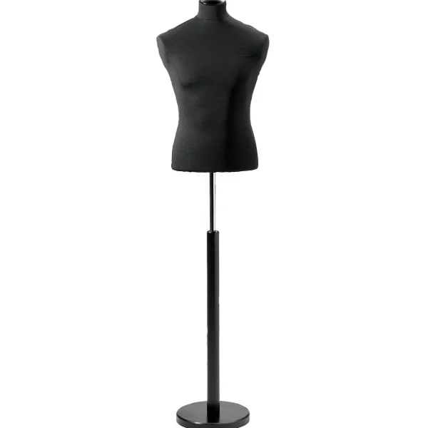 Schneiderpuppen^DecoWoerner Schneiderpuppe Männlich, Büste 65 Cm, / schwarz