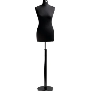 Schneiderpuppen^DecoWoerner Schneiderpuppe Weiblich, Büste 72 Cm, / schwarz
