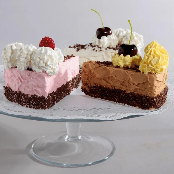 Schokolade & Eis | Brot & Kuchen^DecoWoerner Schokotorten Lebensmittel-Attrappe, Pack à 2 Stück braun
