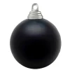Weihnachtskugeln^DecoWoerner e, Matte Weihnachtskugeln Aus Schwer Entflammbarem Kunststoff, 6 Cm Ø – 24 Stück schwarz