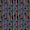 Geschenkpapier^DecoWoerner es Geschenkpapier Bunt Gestreift, 50 Cm, 50 M schwarz