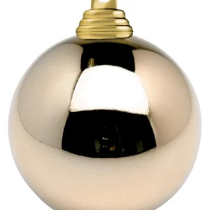 Weihnachtskugeln^DecoWoerner Schwer Entflammbare Weihnachtskugel Bronze 10 Cm Ø – 6 Stück braun