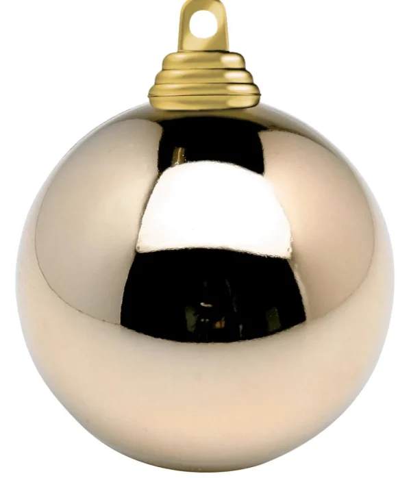 Weihnachtskugeln^DecoWoerner Schwer Entflammbare Weihnachtskugel Bronze 10 Cm Ø – 6 Stück braun