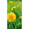 Sommerdeko | Frühlingsdeko^DecoWoerner Schwer Entflammbarer Stoffbanner „er Löwenzahn“ Aus Fahnenstoff 100 X 200 Cm gelb