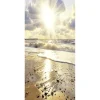 Sommer-Banner^DecoWoerner Schwer Entflammbarer Stoffbanner Meeresstrand 100 X 200 Cm