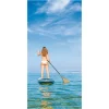 Sommerdeko | Sommer-Banner^DecoWoerner Schwer Entflammbarer Stoffbanner "Stand-Up Paddle" Aus Fahnenstoff 100 X 200 Cm blau