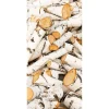 Winterdeko | Herbstdeko^DecoWoerner Schwer Entflammbarer Stoffbanner „e Birkenholzstämme“ Aus Fahnenstoff 100 X 200 Cm weiß