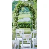 Themen-Deko | Themen-Banner^DecoWoerner Schwer Entflammbarer Stoffbanner "Hochzeit Im Freien" Aus Fahnenstoff 100 X 200 Cm grün