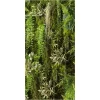Naturdeko | Sommerdeko^DecoWoerner Schwer Entflammbarer Stoffbanner "e Pflanzenwand" Aus Fahnenstoff 100 X 200 Cm grün