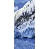 Weihnachts- & Winterbanner^DecoWoerner Schwer Entflammbarer Stoffbanner "Eiswasserfall" 75 X 180 Cm