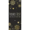 Weihnachts- & Winterbanner^DecoWoerner Schwer Entflammbarer Stoffbanner "Frohes Fest" 75 X 180 Cm