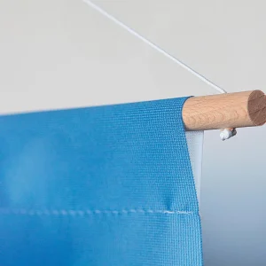 Frühlingsbanner^DecoWoerner Schwer Entflammbarer Stoffbanner "Narzissen Im Körbchen" Aus Fahnenstoff 100 X 200 Cm gelb
