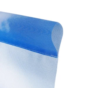 Sommerdeko | Sommer-Banner^DecoWoerner Schwer Entflammbarer Stoffbanner „Segelboot Vor Den Schweizer Alpen“ Aus Fahnenstoff 75 X 180 Cm blau