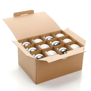 Weihnachtskugeln^DecoWoerner ne Weihnachtskugeln Aus Glas 6 Cm Ø – 24 Stück silber