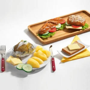 Brot & Kuchen^DecoWoerner Snackbrot-Scheibe Lebensmittel-Attrappen braun