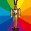 Xxl Weihnachtsdeko^DecoWoerner Soldat Figur 185 Cm, Wunschfarbe