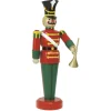 Xxl Weihnachtsdeko | Weihnachtsfiguren^DecoWoerner Soldat Figur Mit Trompete 185 Cm mehrfarbig
