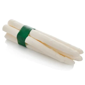 Gemüse & Kräuter^DecoWoerner Spargelbund, Weiss -Lebensmittel-Attrappe 22 Cm weiß