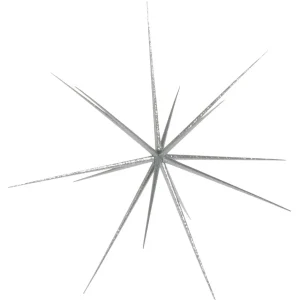 Weihnachtssterne^DecoWoerner Sputnik-Stern, , 40 Cm Ø silber