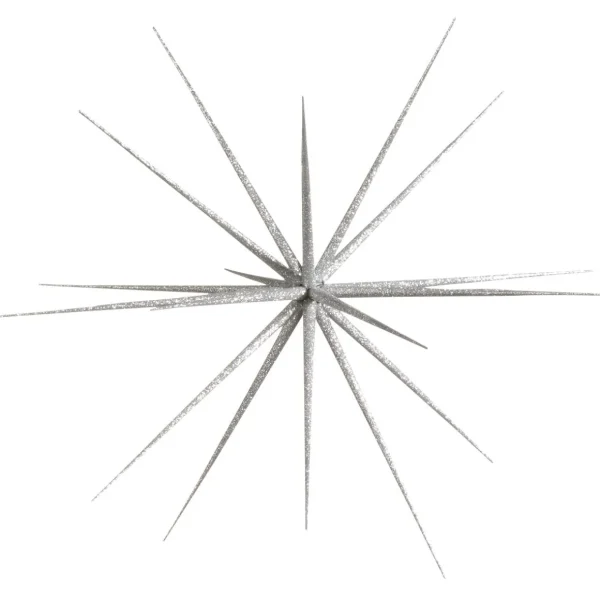 Weihnachtssterne^DecoWoerner Sputnik-Stern, , 60 Cm Ø silber