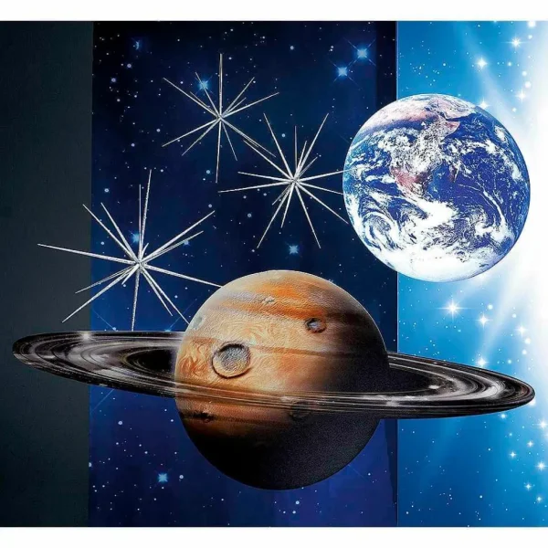 Weihnachtssterne^DecoWoerner Sputnik-Stern, , 40 Cm Ø silber