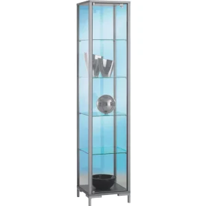 Warenpräsentation^DecoWoerner Standvitrine 186 X 40 X 40 Cm transparent
