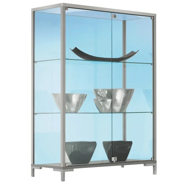 Warenpräsentation^DecoWoerner Standvitrine 135 X 80 X 40 Cm transparent