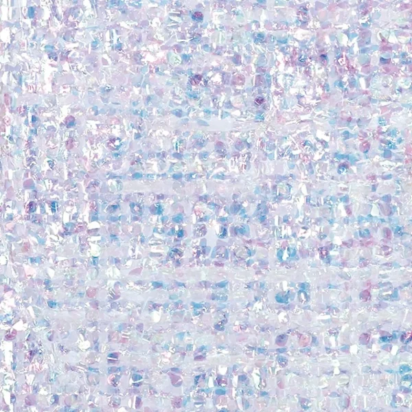 Lack- Dekor- & Stanzoptikfolien | Winterdeko^DecoWoerner Stanzoptikfolie Irisierend 90 Cm Breit, weiß