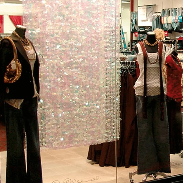 Lack- Dekor- & Stanzoptikfolien | Winterdeko^DecoWoerner Stanzoptikfolie Irisierend 90 Cm Breit, weiß