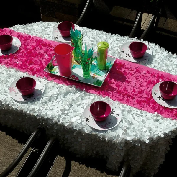 Lack- Dekor- & Stanzoptikfolien | Winterdeko^DecoWoerner Stanzoptikfolie Matt 90 Cm Breit, weiß