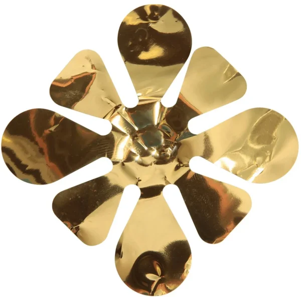 Lack- Dekor- & Stanzoptikfolien^DecoWoerner Stanzoptikfolie Metallic 90 Cm Breit, gold