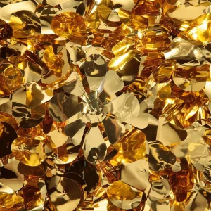 Lack- Dekor- & Stanzoptikfolien^DecoWoerner Stanzoptikfolie Metallic 90 Cm Breit, gold