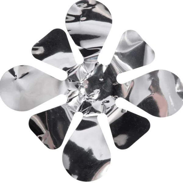 Lack- Dekor- & Stanzoptikfolien^DecoWoerner Stanzoptikfolie Metallic 90 Cm Breit, silber