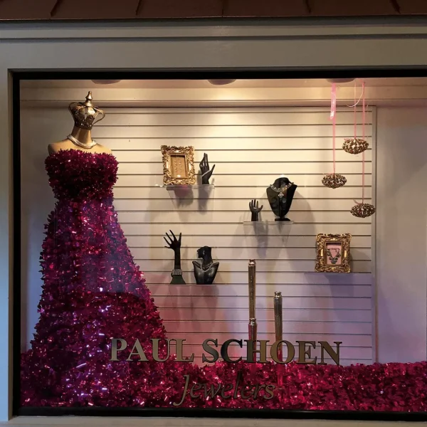 Lack- Dekor- & Stanzoptikfolien^DecoWoerner Stanzoptikfolie Metallic 90 Cm Breit, Pink rosa