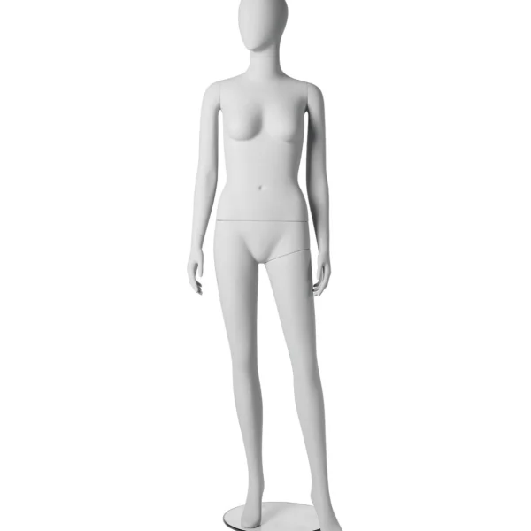 Schaufensterpuppen^DecoWoerner Stehende Damen Schaufensterpuppe Weiblich Solid White weiß