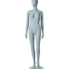 Schaufensterpuppen^DecoWoerner Stehende Damen Schaufensterpuppe Solid Grey Grau