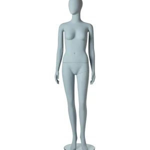 Schaufensterpuppen^DecoWoerner Stehende Damen Schaufensterpuppe Solid Grey Grau