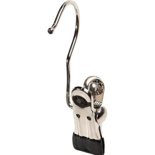 Kleiderbügel^DecoWoerner Stiefelclip Haken Frontal, 11 Cm, 1 Karton à 100 Stück silber